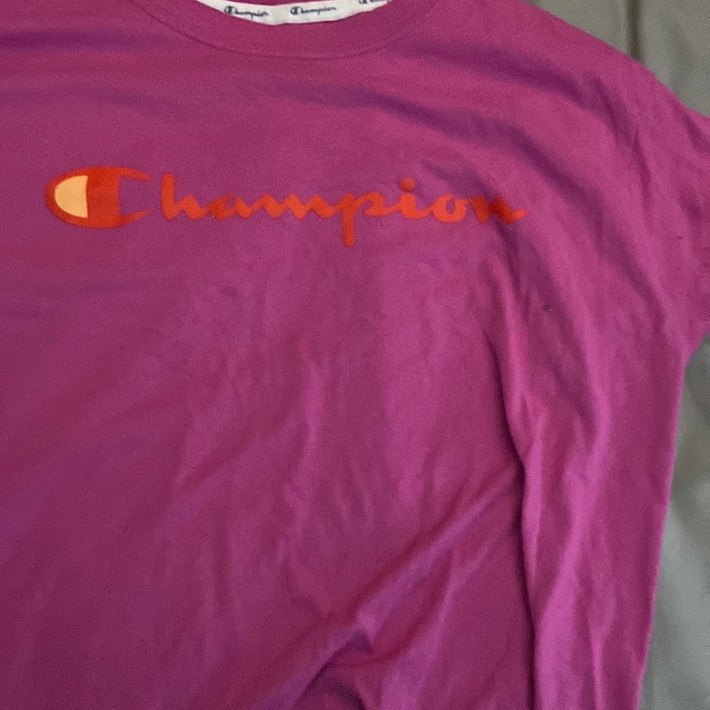 Pink champion T shirt